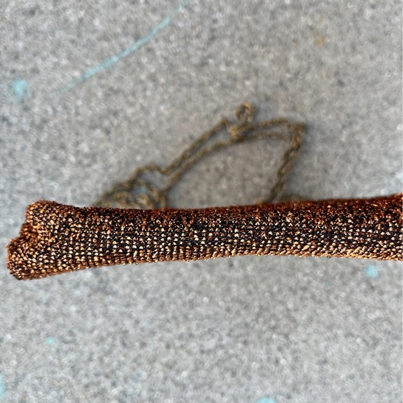 HL Harry Levine Vintage 70's Shoulder Bag/clutch metallic - Picture 7 of 11